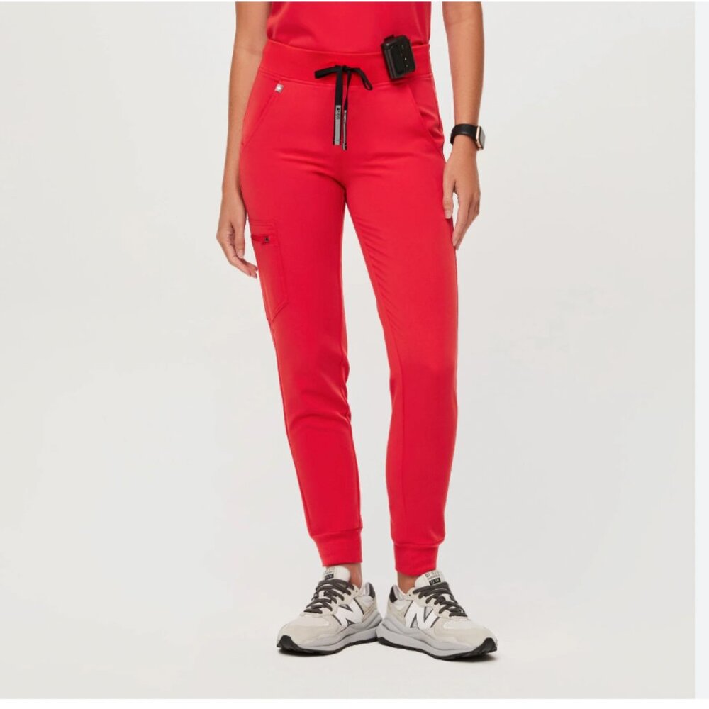 Figs Zamora Joggers. Neon Red XXL Tall